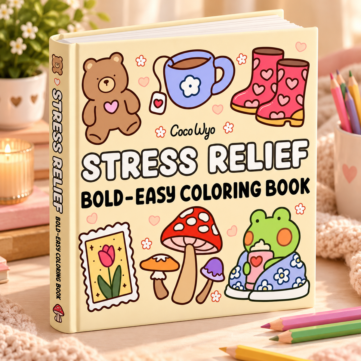 Relax & Color: A Cozy Creative Journey | Cozy Coloring Book for Relaxation