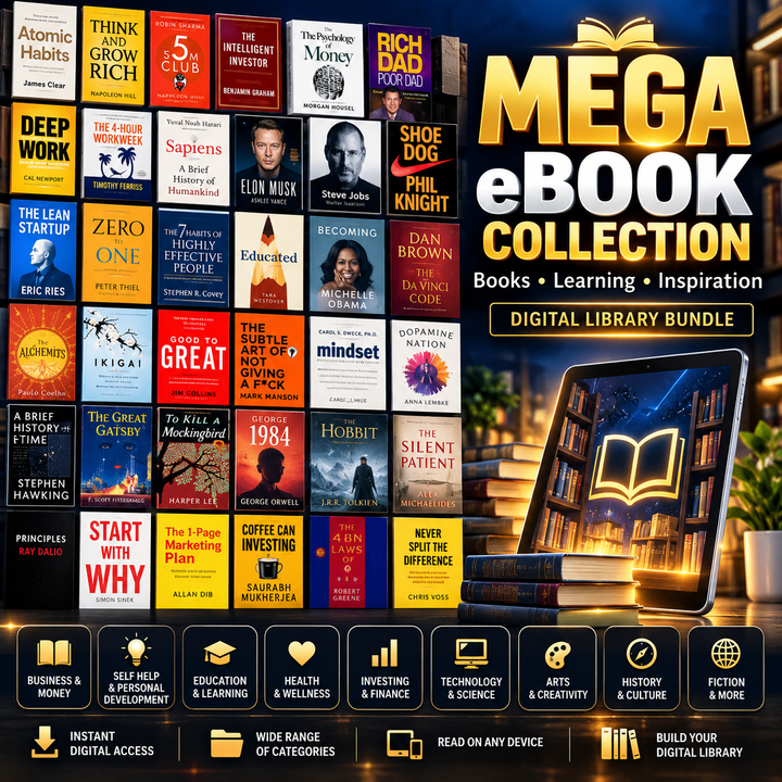 10 Million+ Ebooks +  promoting an eBook bundle with a large collection of titles